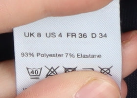 Warehouse Women's Blue Long Sleeve Blouse Size 8