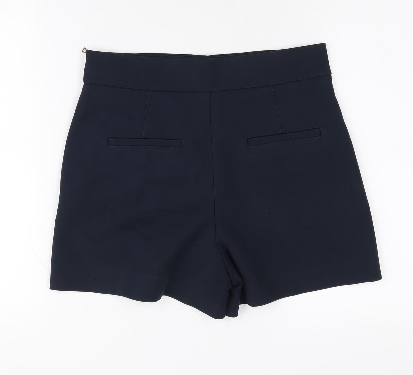 Zara Women's Black High-Rise Shorts, Size S