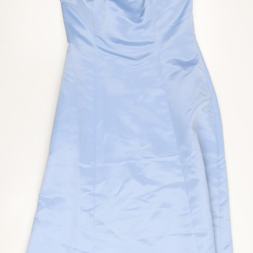 Wedding Collection Blue Sleeveless Dress Size 10
