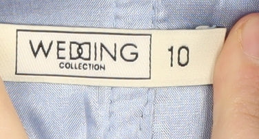 Wedding Collection Blue Sleeveless Dress Size 10