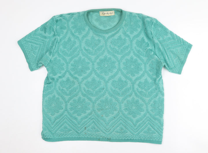 Berkertex Women's Blue Pullover Jumper Size 18-20