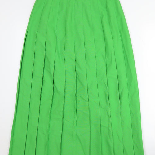 Profiles Classics Green Pleated Skirt UK 16