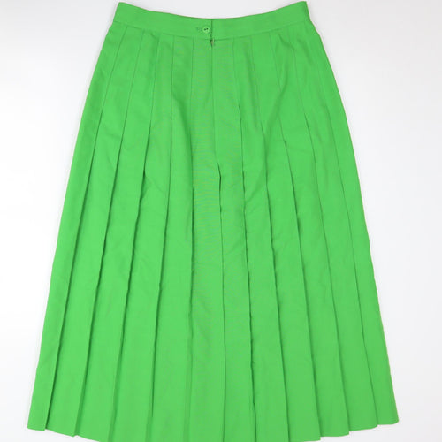 Profiles Classics Green Pleated Skirt UK 16