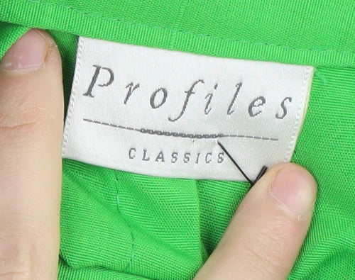 Profiles Classics Green Pleated Skirt UK 16