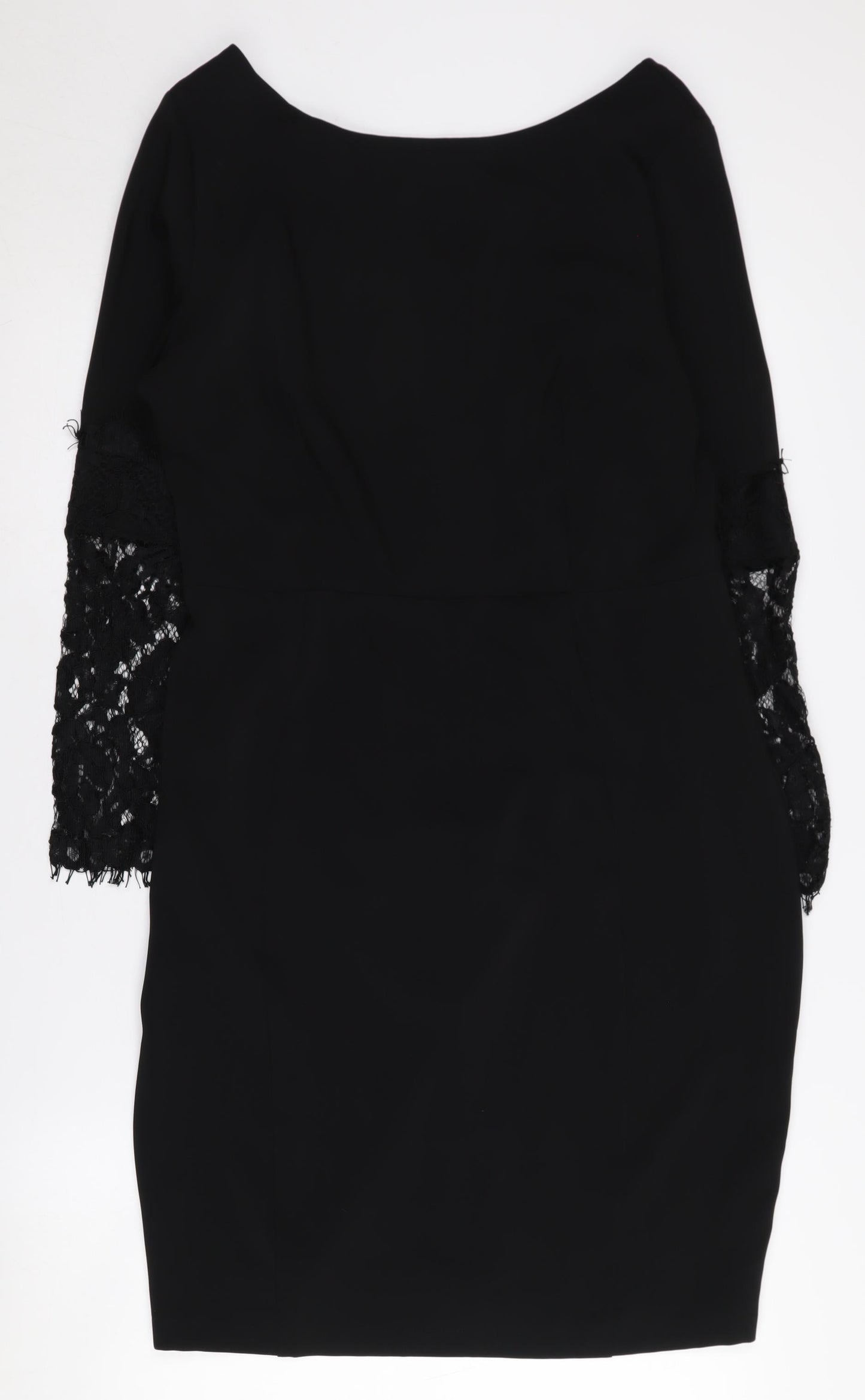 Paper Dolls Women's Black Sheath Dress Size 14