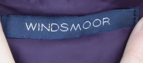 Windsmoor Women's Purple Multicoloured Geometric Skirt 22