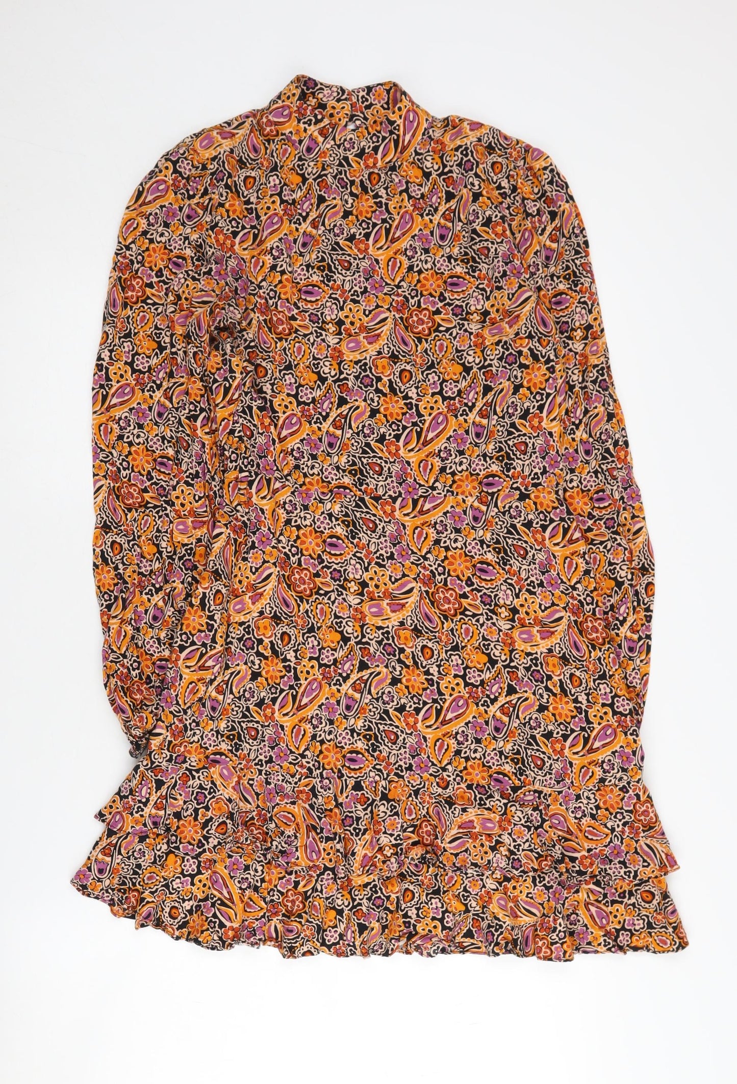 River Island Women's Multicoloured Paisley Dress Size 8