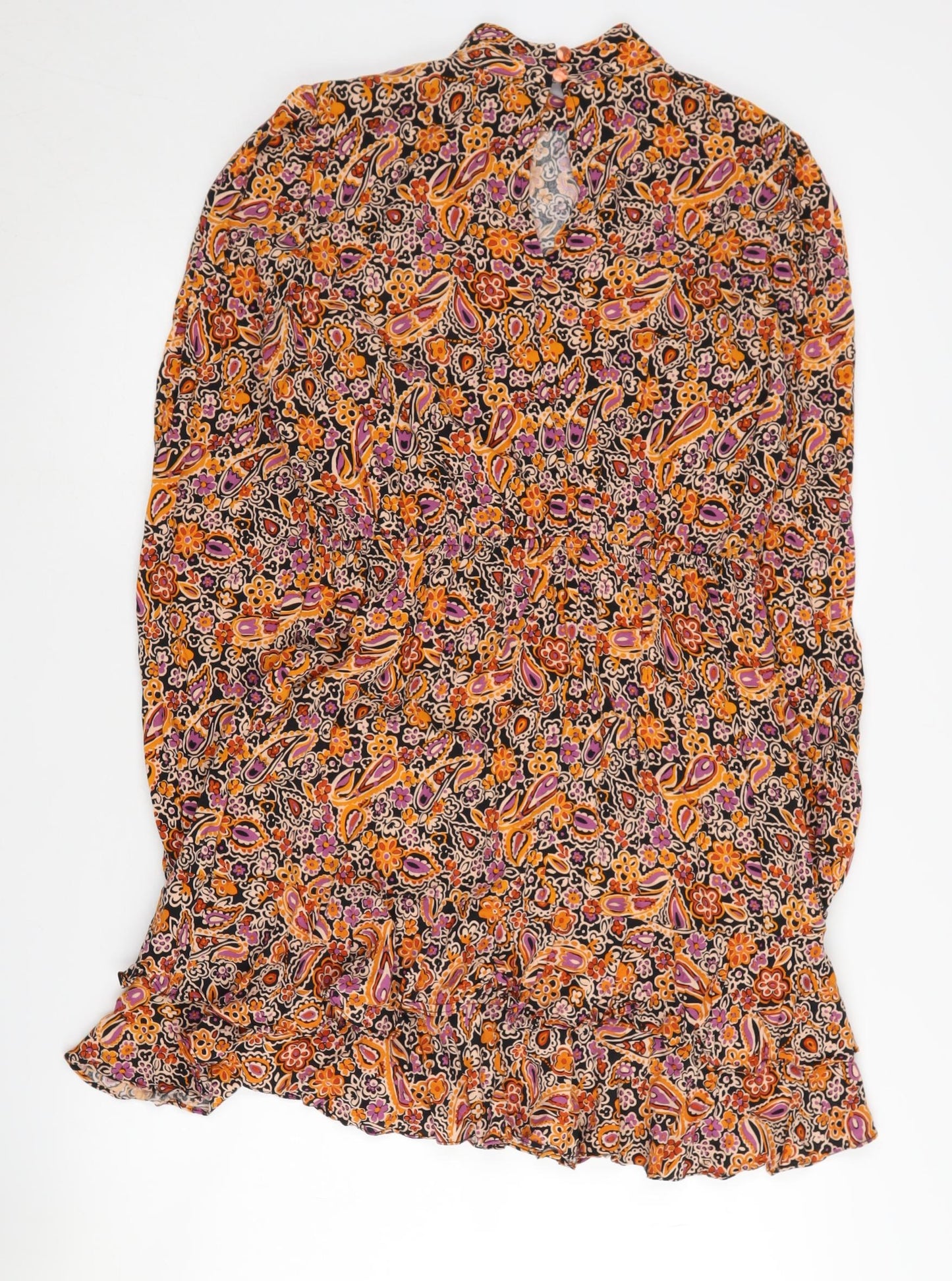 River Island Women's Multicoloured Paisley Dress Size 8