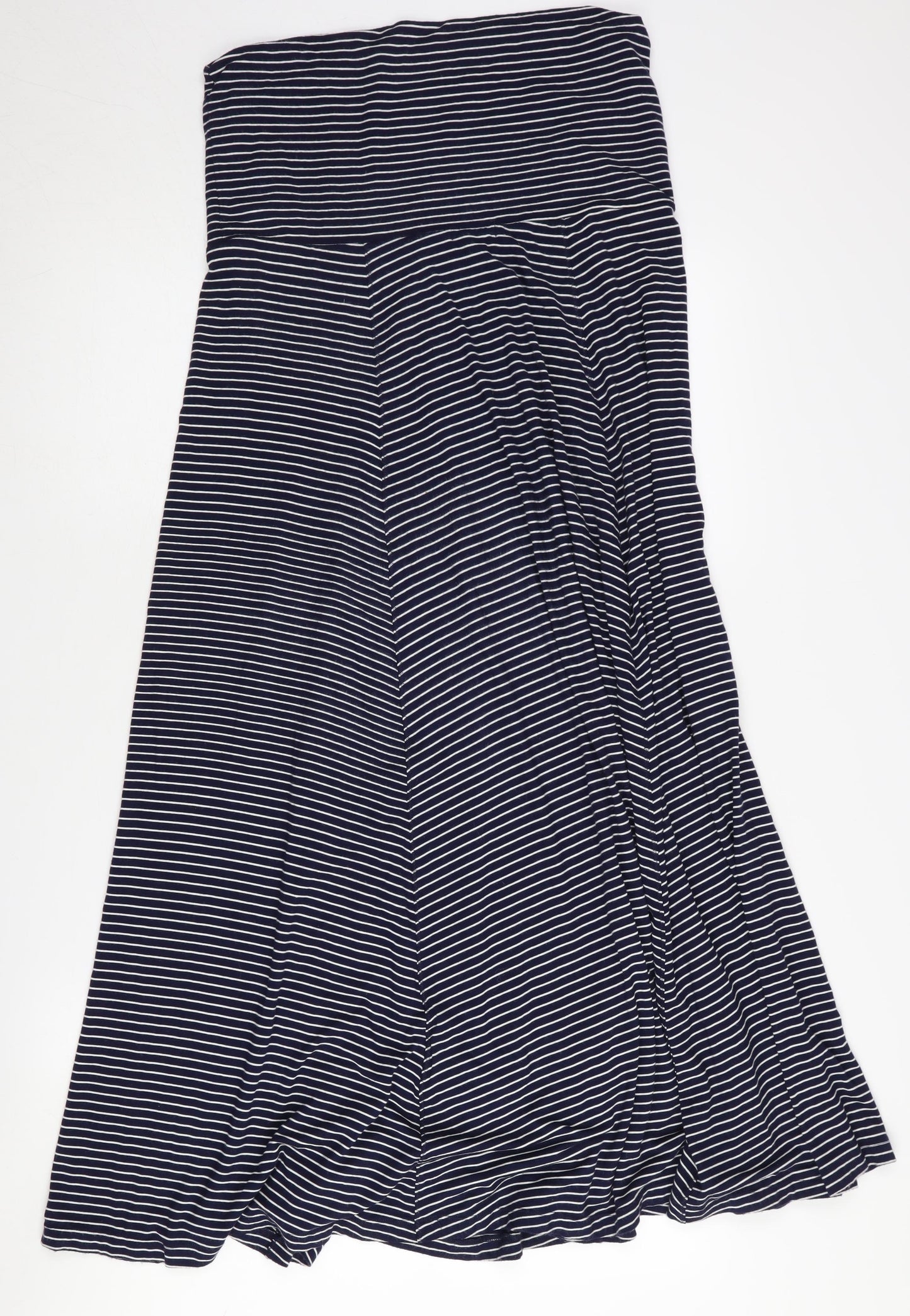Gap Women's Blue A-Line Striped Skirt M
