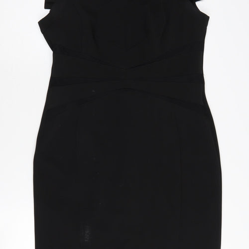 Marks and Spencer Black Sheath Dress Size 14