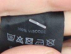 Paraphrase Women's Black Lace-Up Dress - Size 14