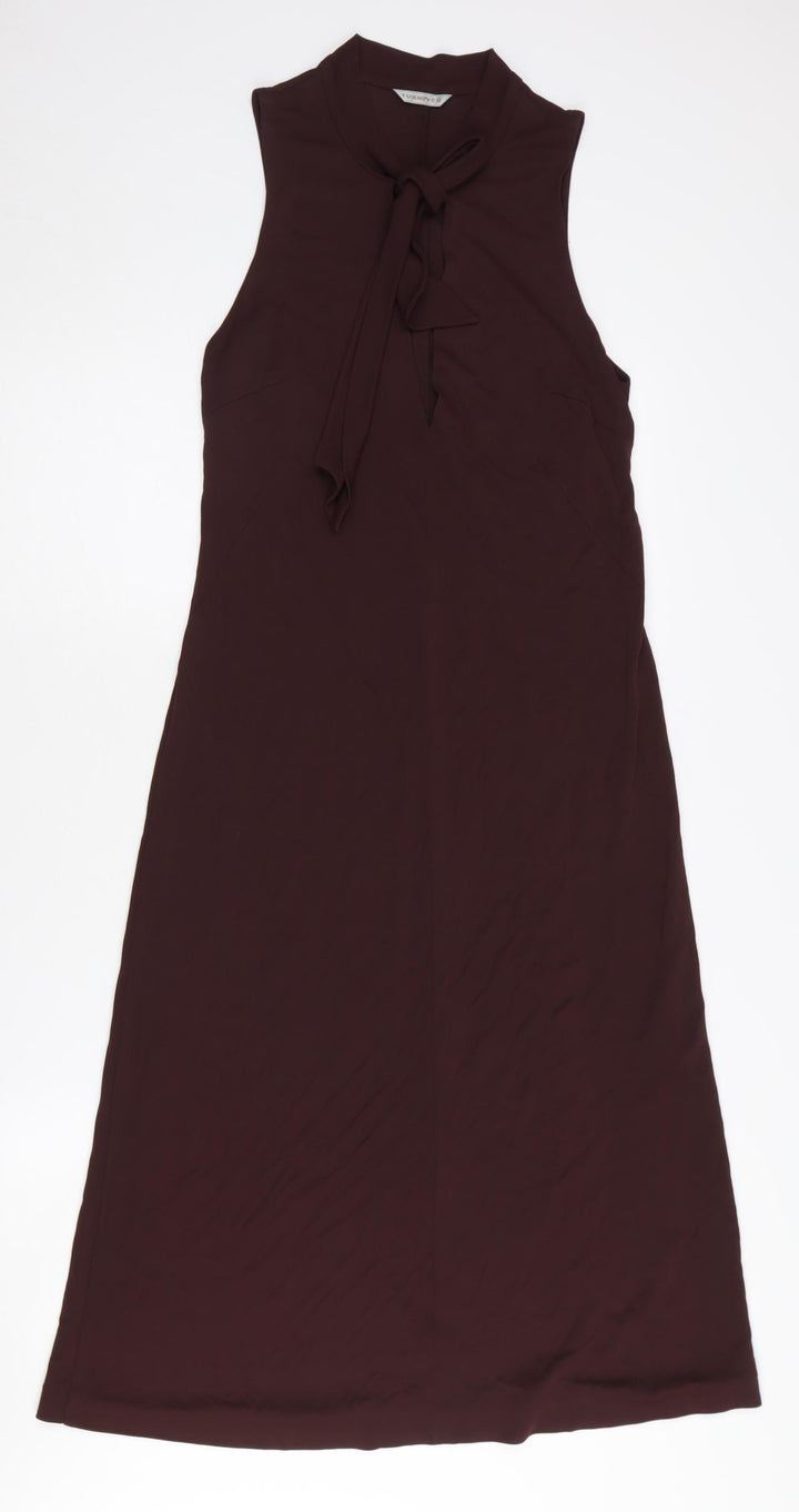 Turnover Women’s Brown Midi Shift Dress