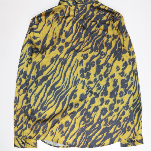 Asos Design Women's Multicoloured Animal Print Blouse 3XL