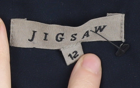 Jigsaw Women's Check Pencil Skirt, Size 12, Multicoloured