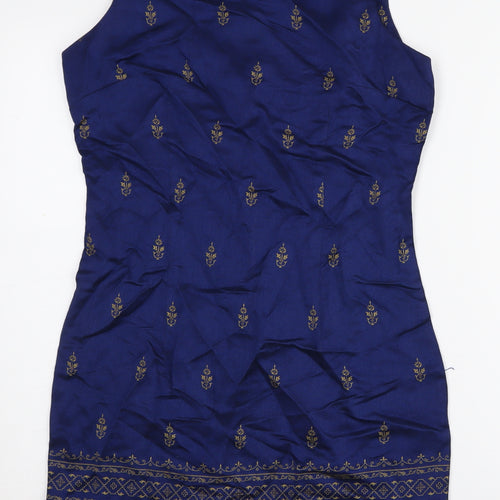 S.L. Fashions Women’s Blue Sleeveless Dress Size 10