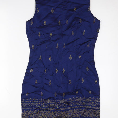 S.L. Fashions Women’s Blue Sleeveless Dress Size 10