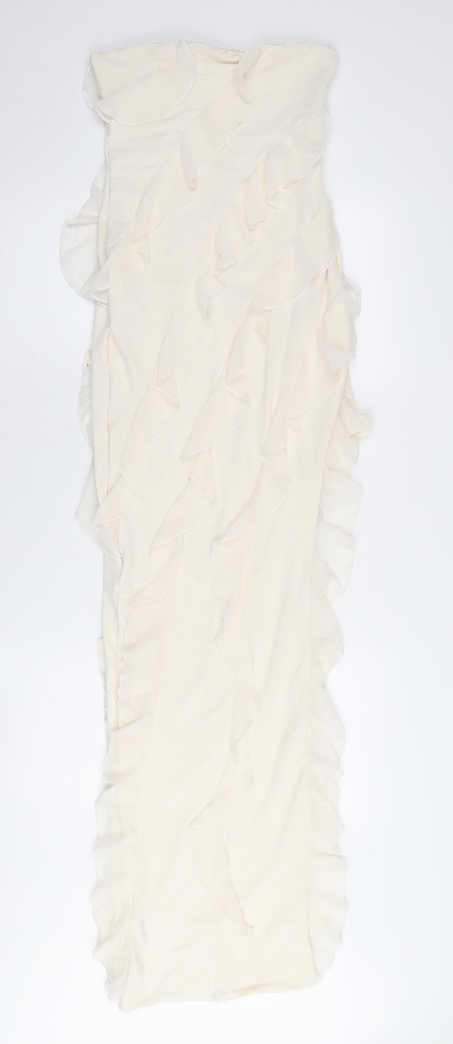 Oh Polly Women's Ivory Sleeveless Dress Size 8