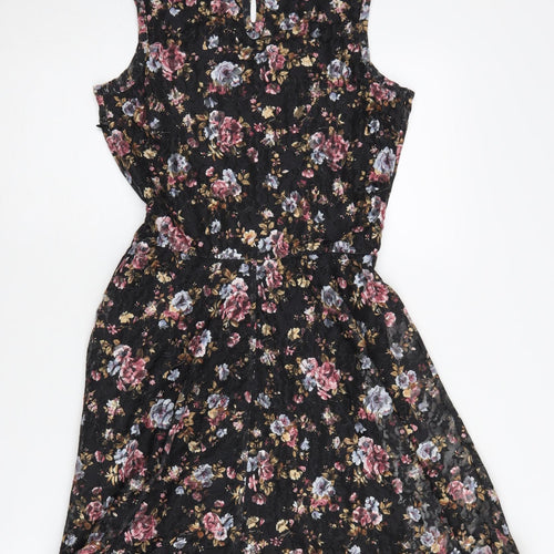 Select Women's Floral Fit & Flare Dress, Size 6, Multicoloured