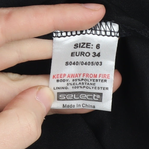 Select Women's Floral Fit & Flare Dress, Size 6, Multicoloured