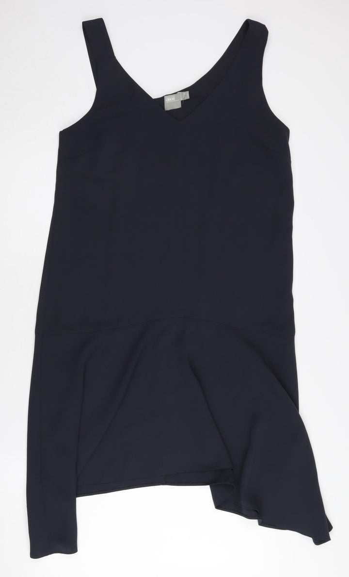 ASOS Women's Black Sleeveless V-Neck Dress Size 10