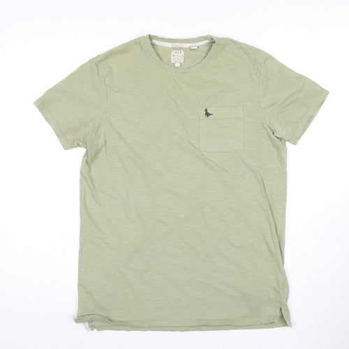 Jack Wills Men’s Green Slim Fit T-Shirt, Size S