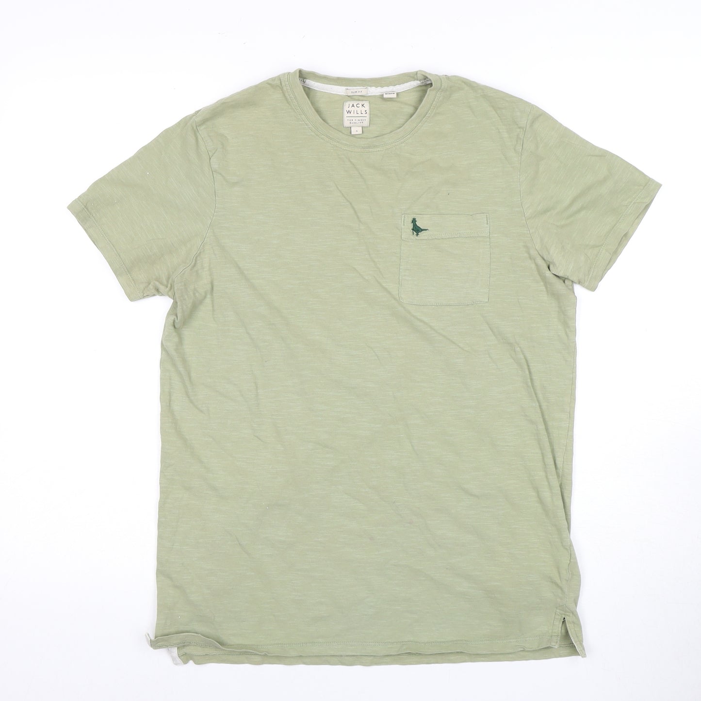 Jack Wills Men’s Green Slim Fit T-Shirt, Size S