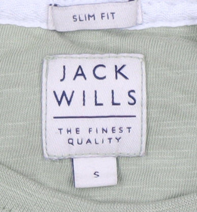 Jack Wills Men’s Green Slim Fit T-Shirt, Size S