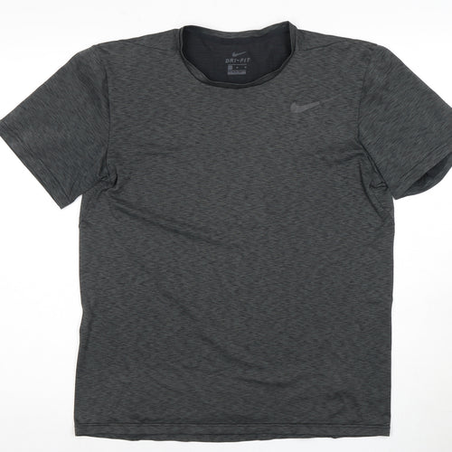 Nike Men's Grey Dri-FIT T-Shirt Size Regular