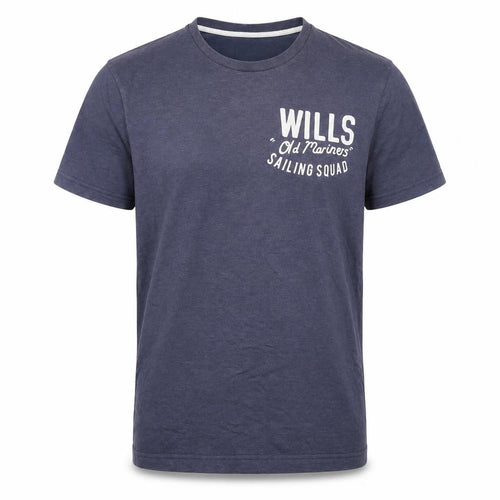 Jack Wills Men's Blue Crew Neck T-Shirt, Short Sleeve