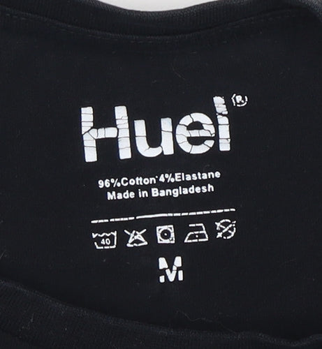Huel Men's Black Logo T-Shirt Size M