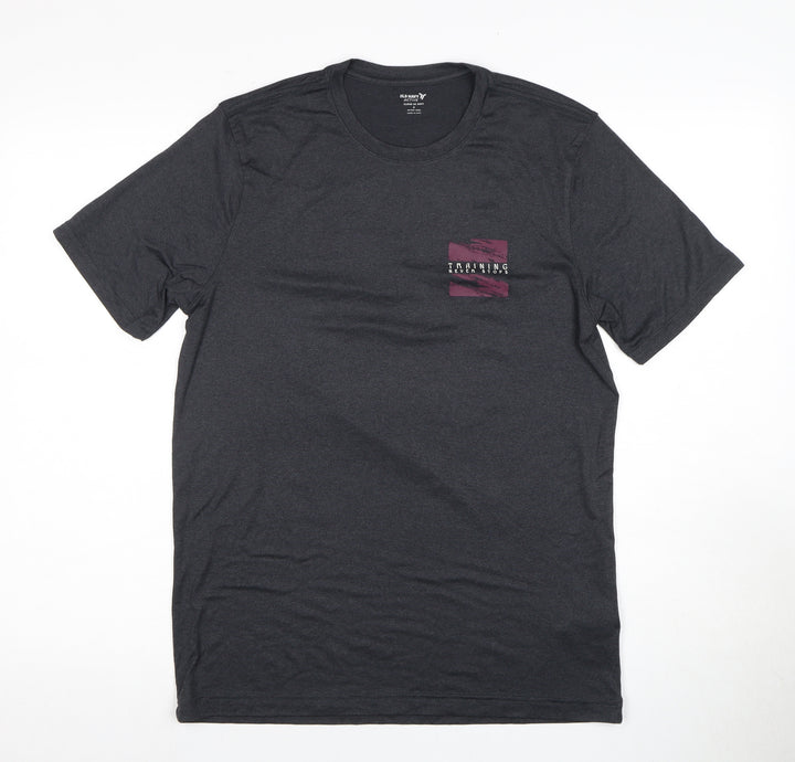 Old Navy Men's Black Space Graphic T-Shirt S