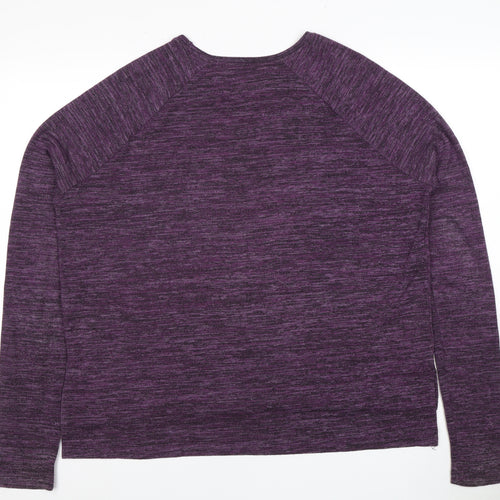 Superdry Unisex Purple Jersey T-Shirt M