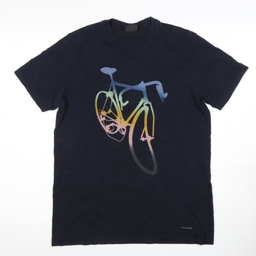 Paul Smith Men's Black Graphic Print T-Shirt M