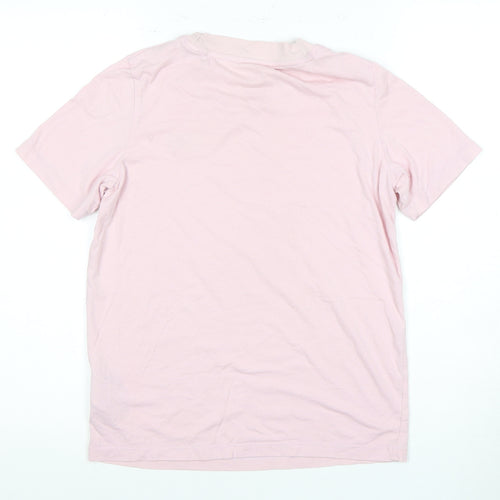 Reebok Pink Unisex T-Shirt S - Stylish Cotton Tee