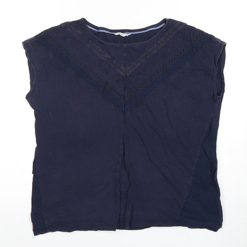 White Stuff Women's Blue Sleeveless Blouse 12