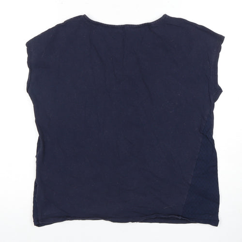 White Stuff Women's Blue Sleeveless Blouse 12