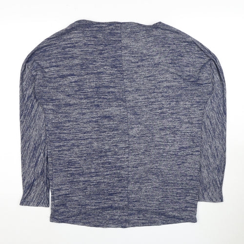 Gap Women’s Blue Long Sleeve Top - S, Jersey, Casual