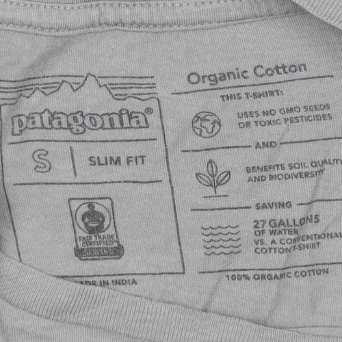 Patagonia Men’s Grey Slim Fit T-Shirt S