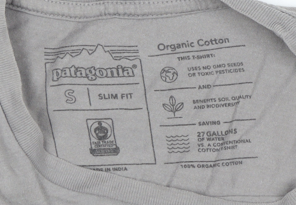 Patagonia Men’s Grey Slim Fit T-Shirt S