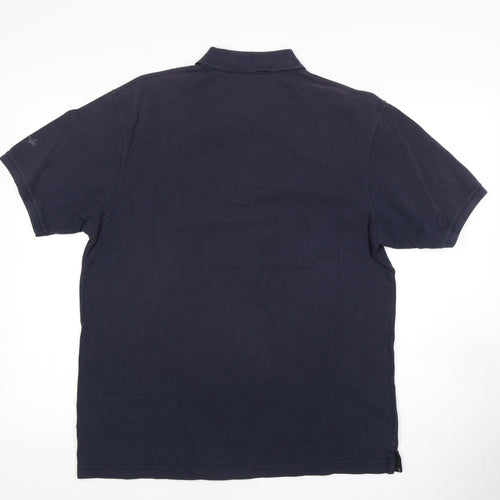 Pringle Men's Blue Polo Shirt, Size S, Short Sleeve