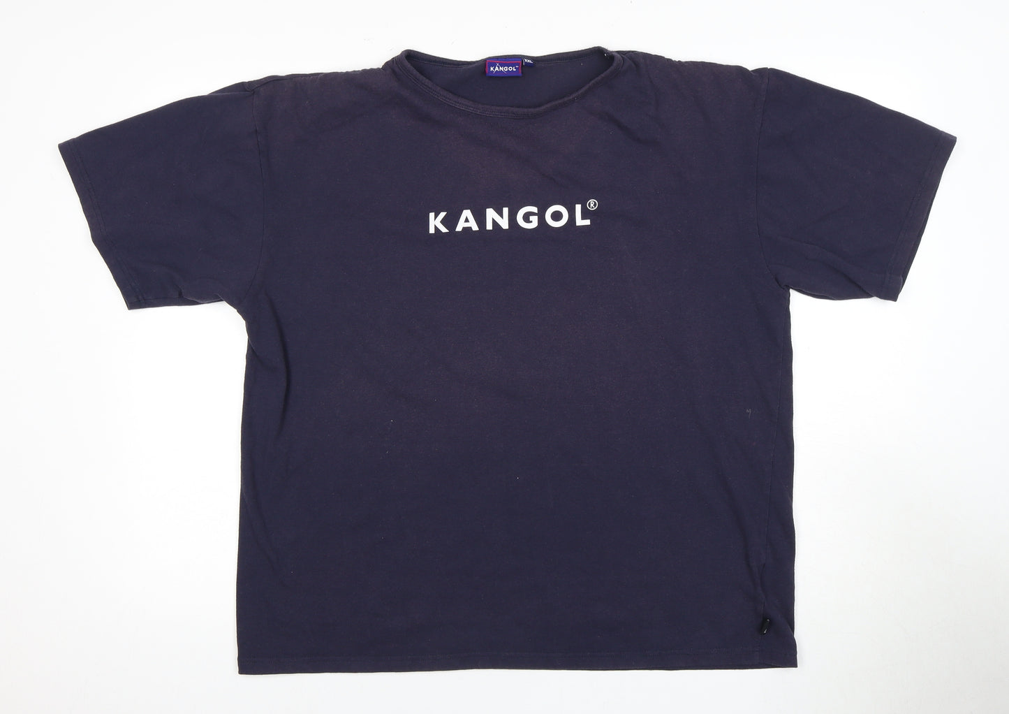 Kangol Men's 2XL Blue Crew Neck Short Sleeve T-Shirt