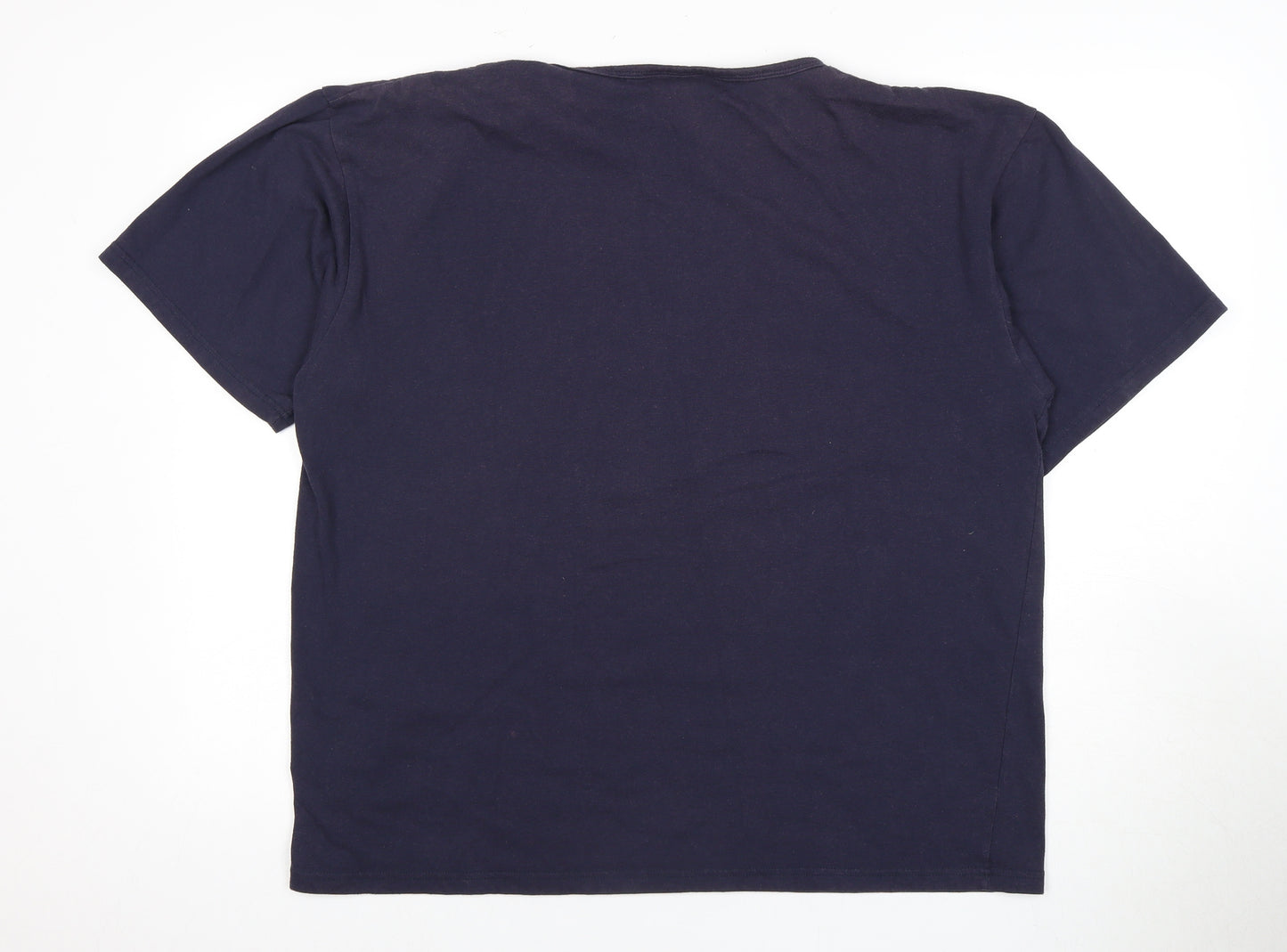 Kangol Men's 2XL Blue Crew Neck Short Sleeve T-Shirt