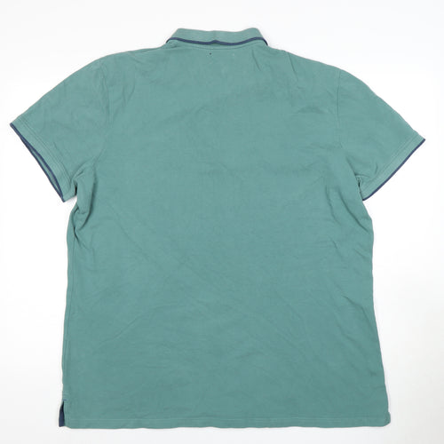 Mountain Warehouse Men's Green Polo Shirt Size 2XL