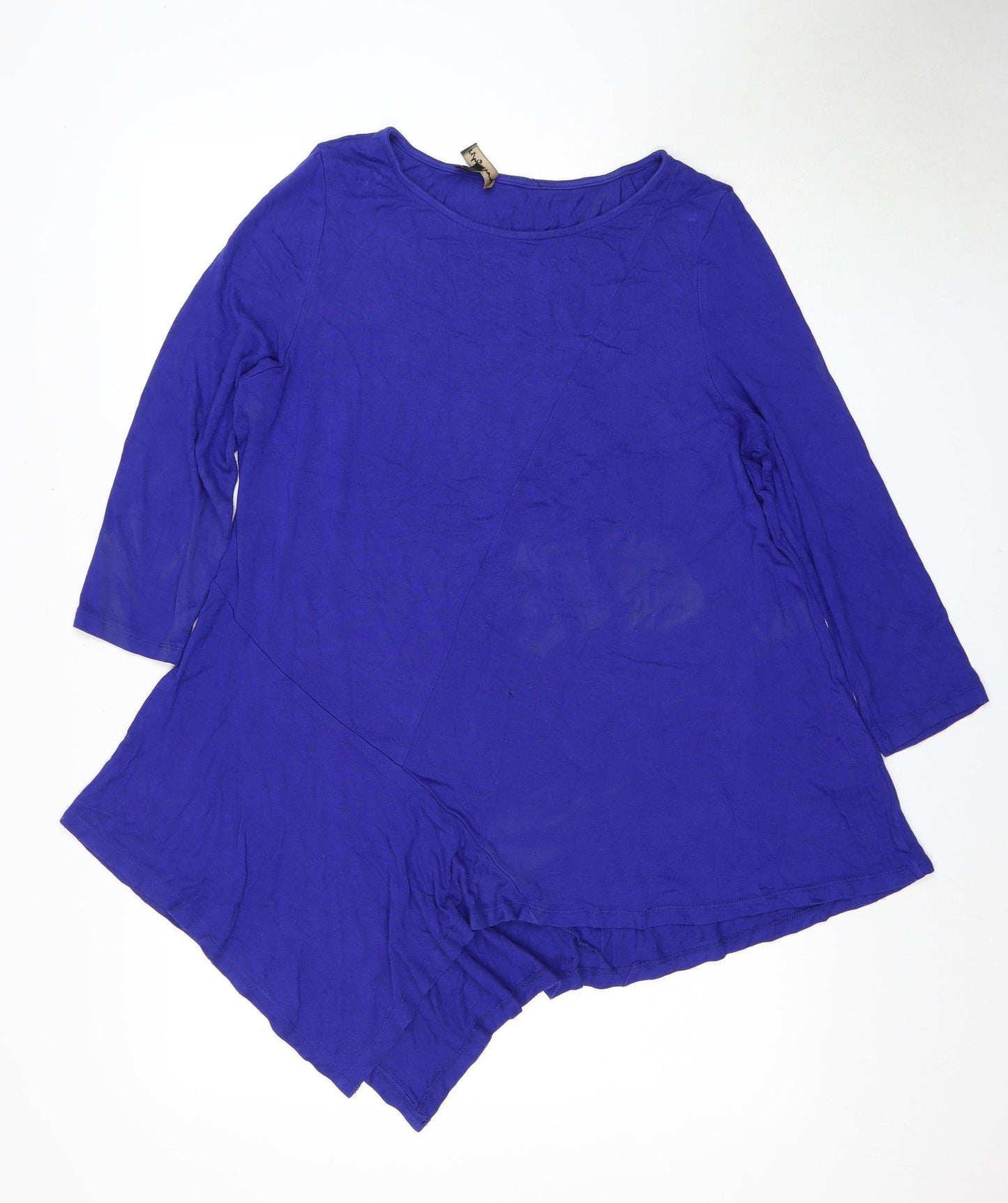 Phase Eight Women's Blue 3/4 Sleeve T-Shirt Size 16