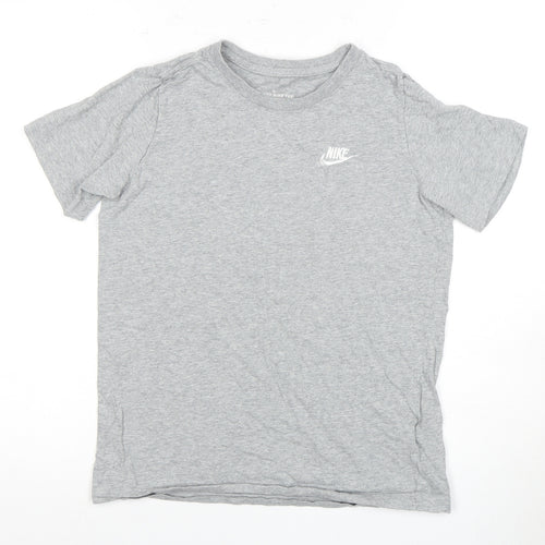 Nike Boys Grey XS T-Shirt Short Sleeve Casual