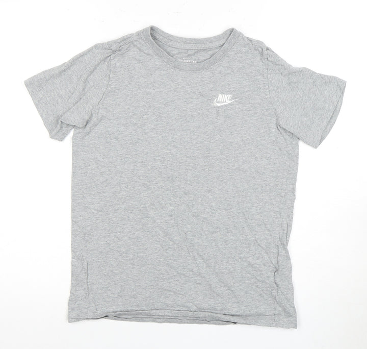 Nike Boys Grey XS T-Shirt Short Sleeve Casual