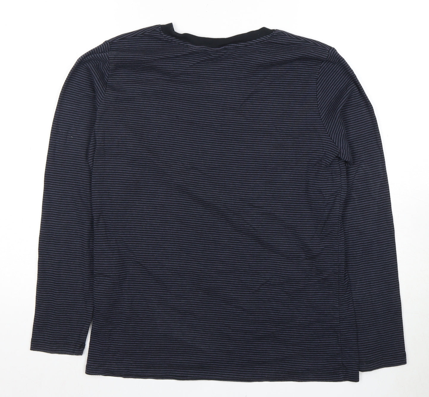 Levi's Black Striped Long Sleeve T-Shirt XL