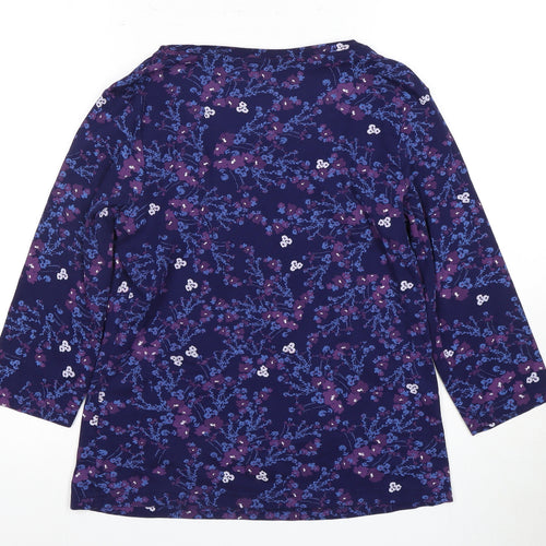 Maine New England Women's Purple Floral Blouse Size 16