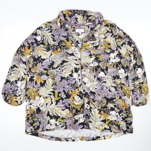 Fatface Women's Floral Nightshirt, Multicoloured, Size 18