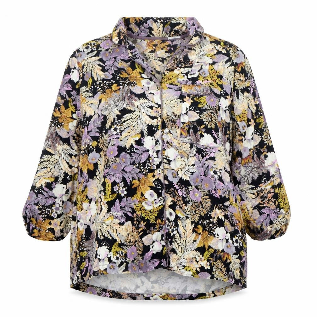 Front view of FatFace Women's Floral Nightshirt, Multicoloured, size 18